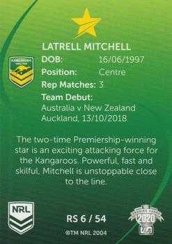 2020 NRL Traders - Representative Stars #RS6 Latrell Mitchell Back